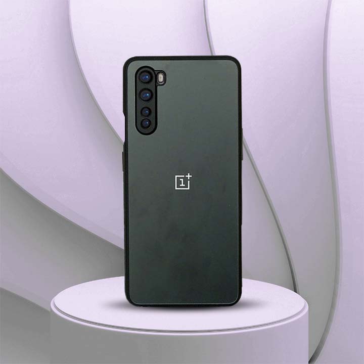 OnePlus Nord Solid Matte Finish Case With Contrast Color Edges